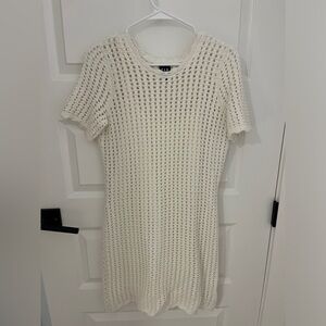 GAP white crochet dress
